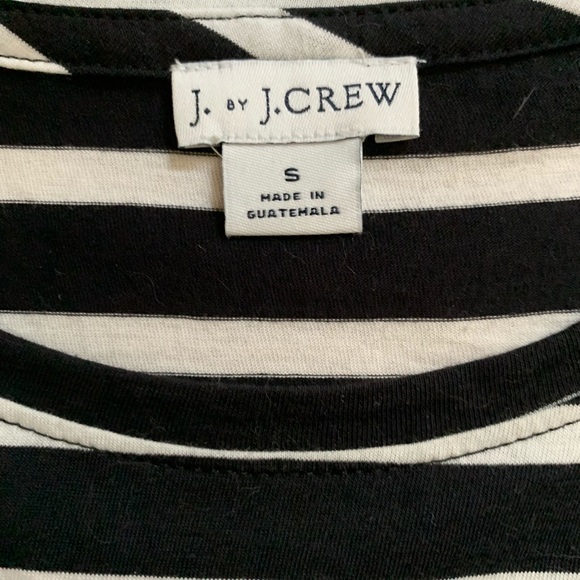 J Crew Factory black and white tie back top sz S - Picture 2 of 4